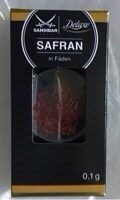 Safran in Fäden front packaging