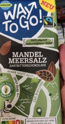 Chocolat noir, Éclats d'amandes grillées & pointe de sel