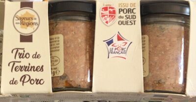 Trio de terrines de porc