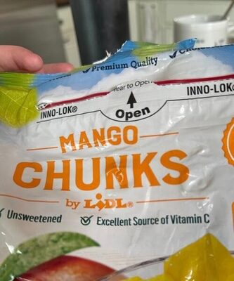 Mango Chunks front packaging