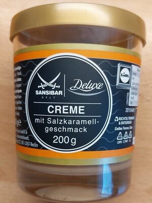 Creme mit Salzkaramellgeschmack