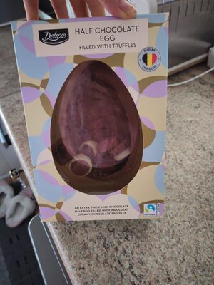 egg chocolate filled with truffles