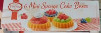 6 mini sponge cake bases