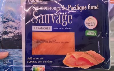 Saumon rouge du pacifique fumé sauvage