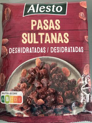 Pasas sultanas front packaging