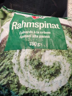 Epinards suisses à la crème