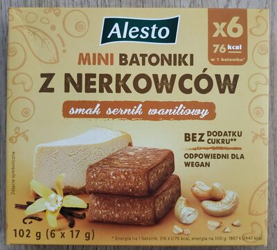 Mini batoniki z nerkowcow