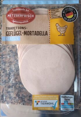 LIDL Metzgerfrisch Geflügel Mortadella 125g 1.65€ 1kg 13.20€