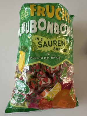 Fruchtbonbons front packaging