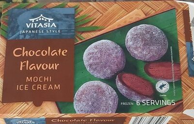 Mochi ice cream chocolate flavour