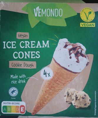 vegan waffle cone cookie front packaging