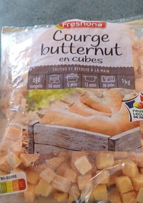 Courge butternut en cubes