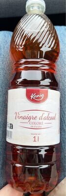 Vinaigre d’alcool coloré