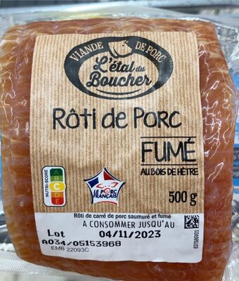Roti de porc fumé