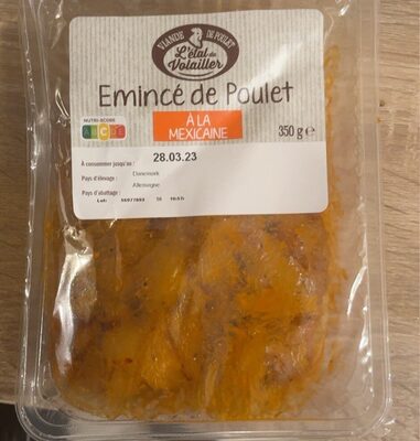 Emincé de Poulet