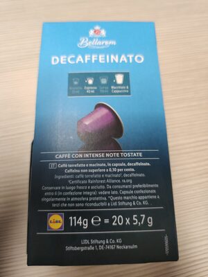Caffè decaffeinato