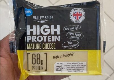 High protein mature cheese