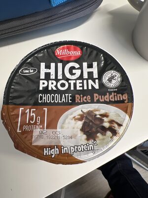 High Protein Rice Pudding Chocolate Flavour