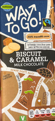 Way To Go Biscuit And Caramel Milk Chocolate