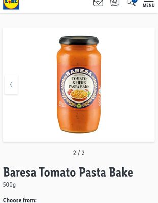 Italian Style Tomato & Herb Pasta Bake Sauce