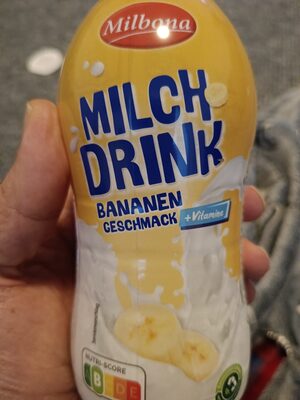 Milch Drink Bananen Geschmack