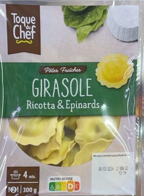 Girasole ricotta & épinards