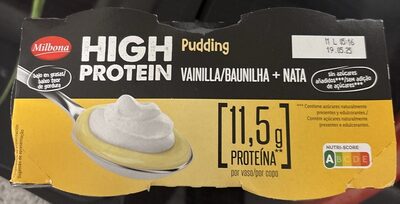 HIGH PROTEIN Pudding + Topping Vanilla Flavour
