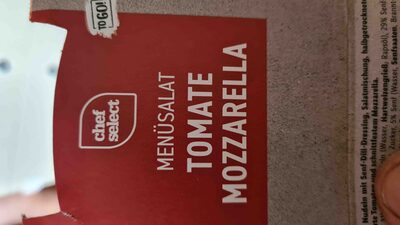 Menüsalat Tomate Mozzarella