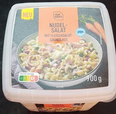 Nudelsalat mit Fleischsalat-Grundlage 900g