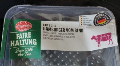 Hamburger vom Rind