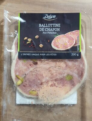 Ballotine de chapon aux pistaches