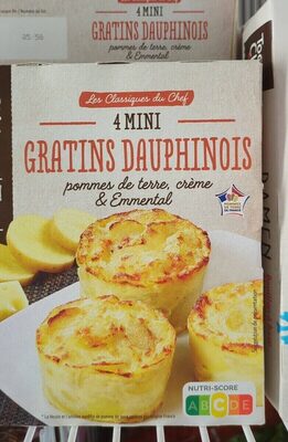 4 mini Gratins dauphinois