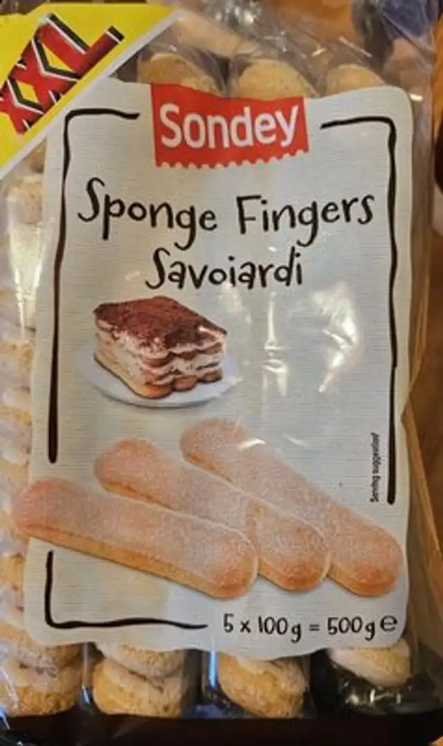 Sponge Fingers front packaging