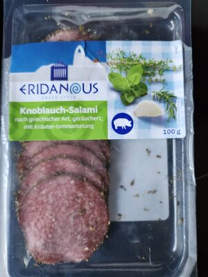 Knoblauch Salami
