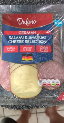 German cheese salami