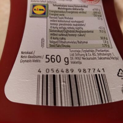 Ketchup Łagodny front packaging