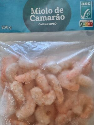 Miolo de Camarão Calibre 60/80