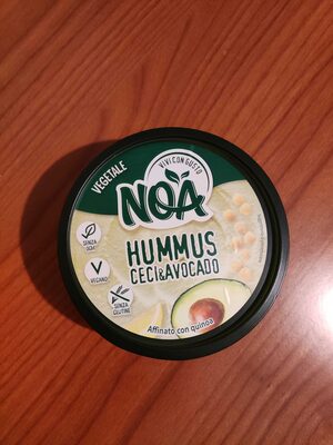 Hummus Ceci e avocado front packaging