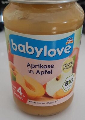 Aprikose in Apfel