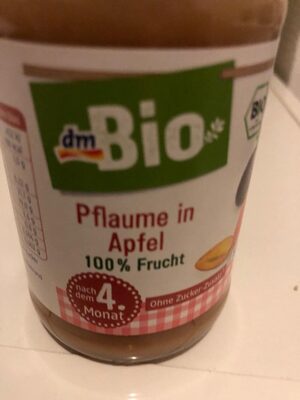 Pflaume in Apfel