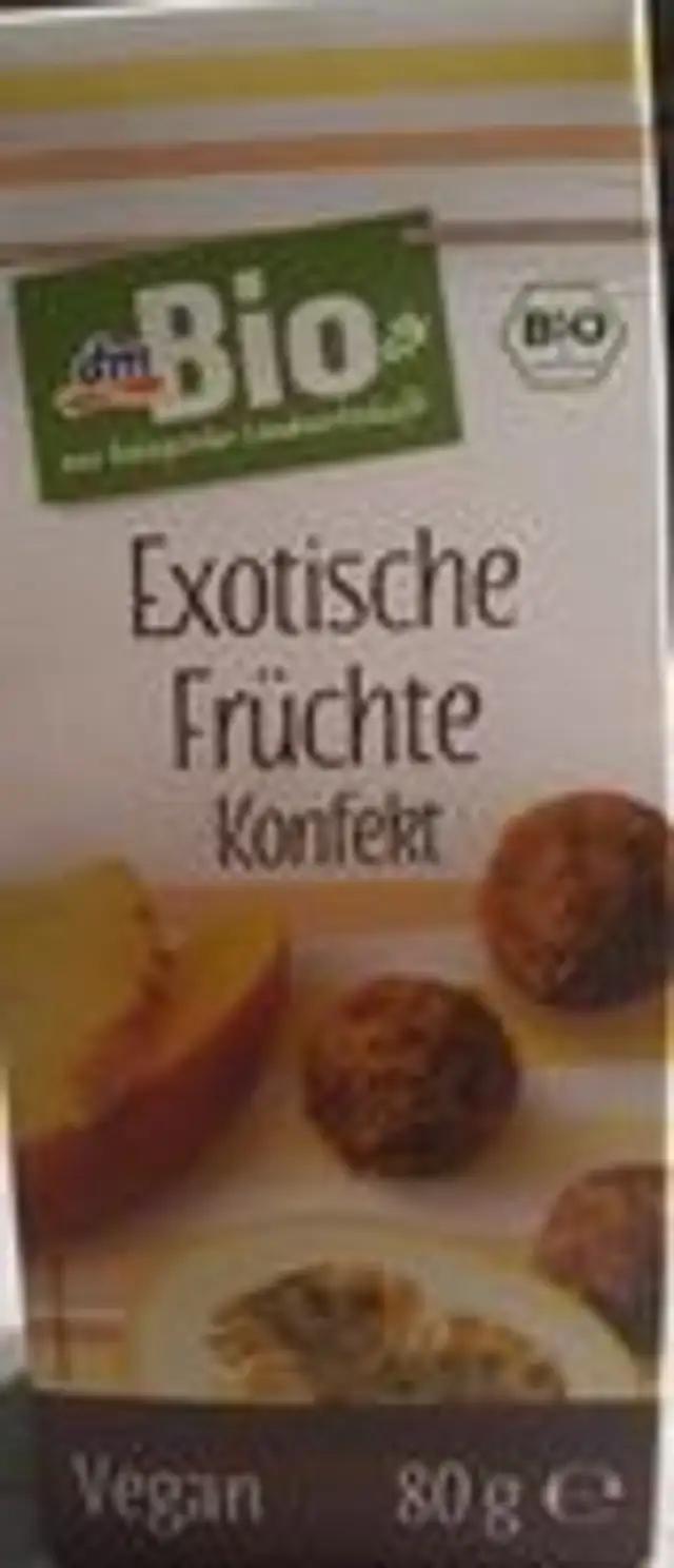 Exotische Früchte konfect