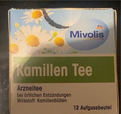 Kamillen tee front packaging
