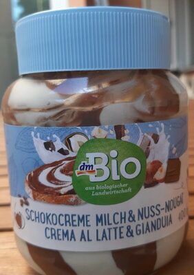 SCHOKOCREME MILCH & NUSS- NOUGAT CREMA AL LATTE E GIANDUIA front packaging