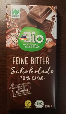 Feine Bitter Schokolade front packaging
