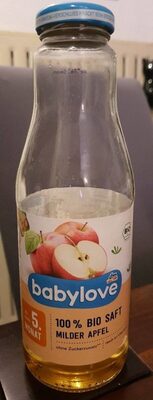100% Bio Saft Milder Apfel front packaging