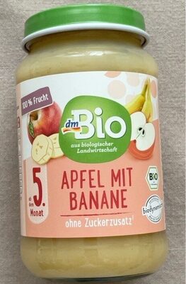 Apfel mit Banane (ab 5. Monat)