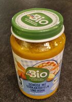 Gemüse mit Süßkartoffeln und Huhn