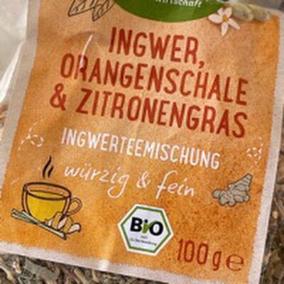 Ingwer, Orangenschale & Zitronengras Tee