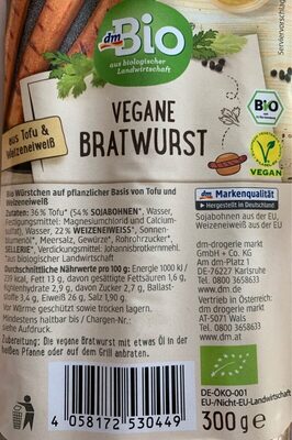 Vegane Bratwurst