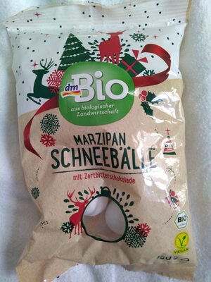 Marzipan Schneebälle